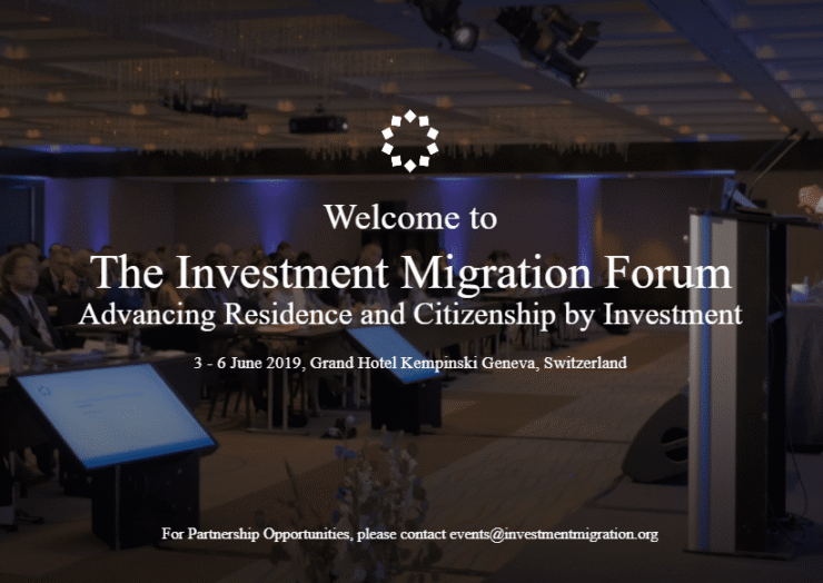 Meet us at the Investment Immigration Forum