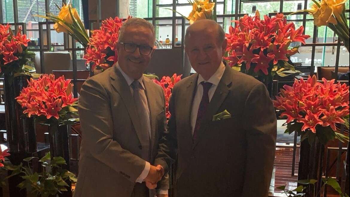Immvest International Ltd. CEO Roderick Cutajar meets Malta’s Ambassador in China, his Excellency John Aquilina