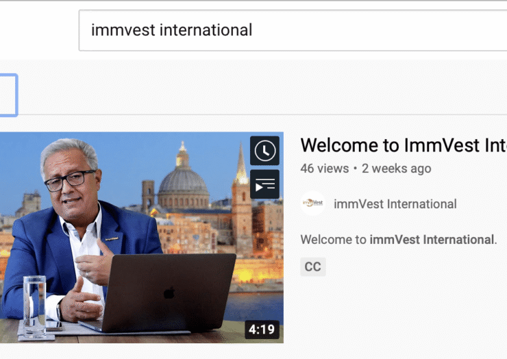 immVest International YouTube