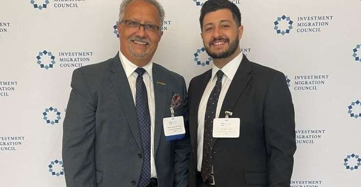 Roderick and Aidan at the IMC workshop