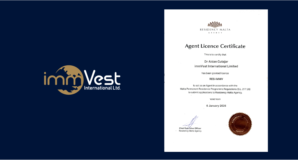 Dr. Aidan Cutajar LL.B (Hons.) M.Adv. (Melit.) Officially Recognised as a Residency Malta Agency Accredited Agent