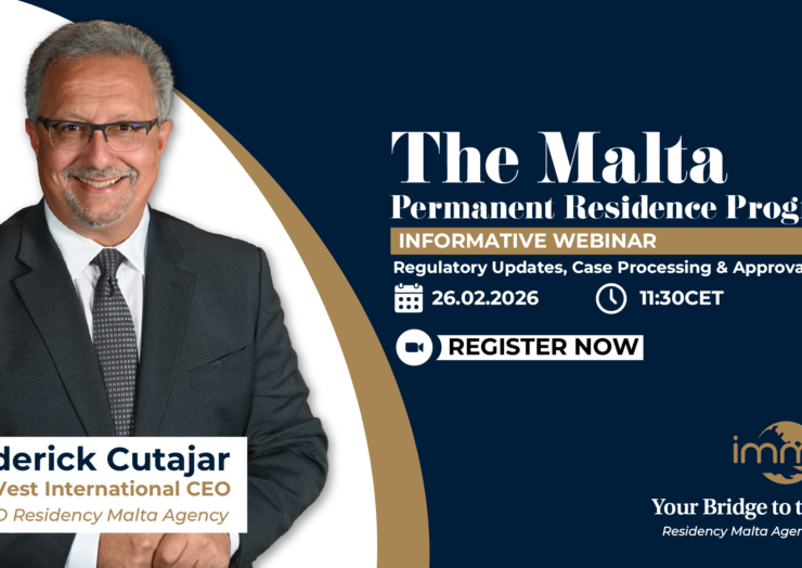 Upcoming Webinar: Malta Permanent Residence Programme (MPRP) – Regulatory Updates, Case Processing & Approval Insights