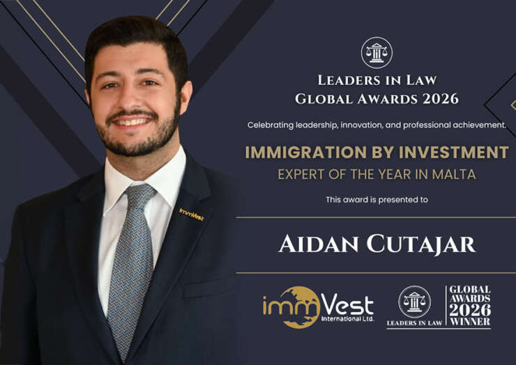 Dr. Aidan Cutajar Recognised in Leaders in Law – Global Awards 2026