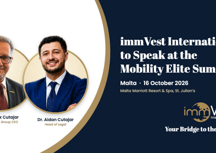 immVest International to Speak at the Mobility Elite Summit in Malta