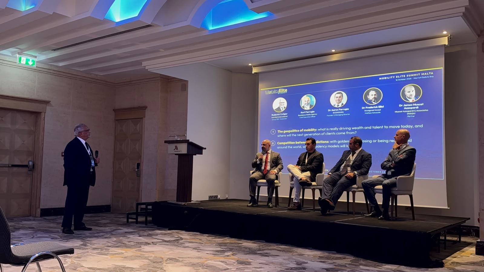 Moment from the Mobility Elite Summit 2026 in Malta